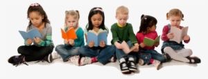 Children Reading Books Together - Kids Reading No Background #3810794