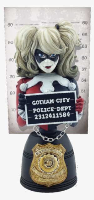 Dc Harley Quinn Mugshot Bust #3810840