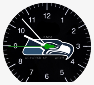 Sports Nfl Seattle Seahawks Black - Seattle Seahawks Logo Black #3811246