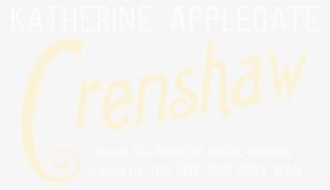 Crenshaw By Katherine Applegate - Chaucer's (anti-)eroticisms And The Queer Middle Ages #3811374