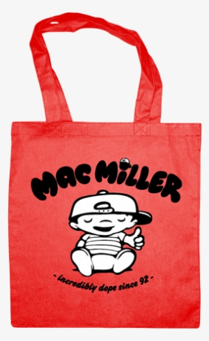 Mac Miller Tote Bag - Mac Miller T Shirt Blue #3811477