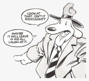 Comment Picture - Maybe It Will Leave If We Laugh #3811634