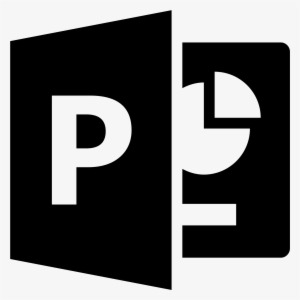 Microsoft Powerpoint Icon - Microsoft Powerpoint Icon Black #3812193