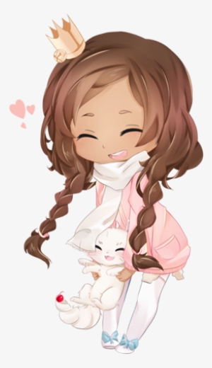 Yogurette By Kagephumi On Deviantart Kawaii Art, Kawaii - Chibi Anime Brown Girl #3812360