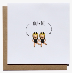 You Me Emoji Greeting Card - Christmas Cards For Bffs #3812638