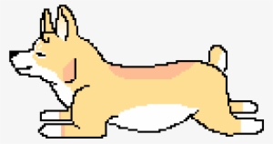 Pers Run - Pixel Art Dog Running #3812810