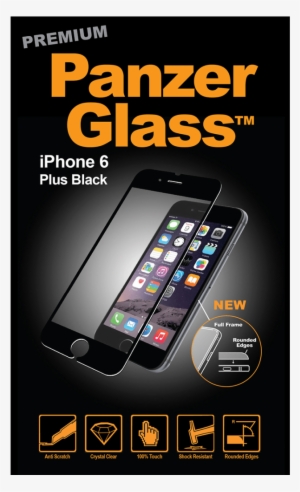 Panzerglass Premium Iphone 6 Plus Black - Panzerglass Til Iphone 5s #3813249
