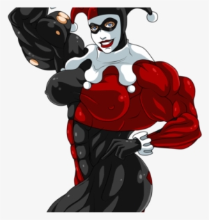 Baseball Bat Clipart Harley Quinn - Muscle Harley Quinn #3814137