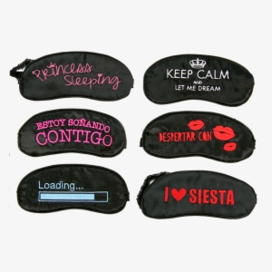 Sleeping Mask With Relaxing Phrases * 8 X 20 Cm - Antifaz Para Dormir Alehop #3814343