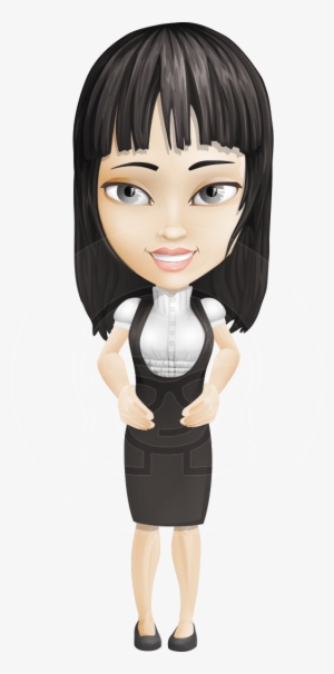 Vector Office Female Character Liz The Biz Lady Graphicmama - Drawing #3815883