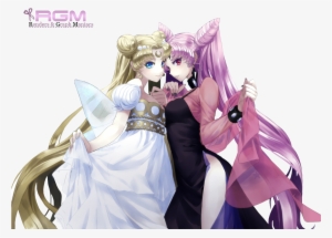 Sailor Moon And Black Lady #3815918