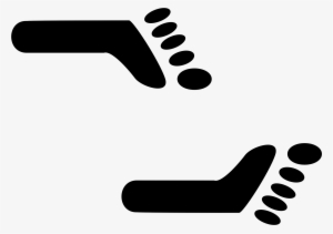 Clip Art Aztec Svg Pdf - Huellas De Pies Aztecas #3816397