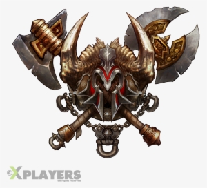 Diablo 3 Cutouts - Diablo 3 Barbarian Crest #3816960