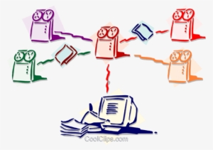 Computer Networking Royalty Free Vector Clip Art Illustration - Ex Post Facto Research Design Slideshare #3817252