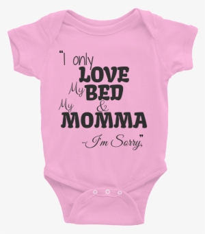 I Only Love My Bed And My Momma I'm Sorry Graphics - Thwomp - Onesie - Super Mario #3818228