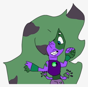 Amegreen Amethyst Peridot Steven Universe Fusion Gemsona - Cartoon #3819563