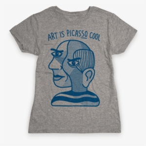 Art Is Picasso Cool Womens T-shirt - Cool Mug #3821081