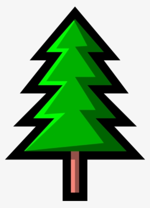 Vector Illustration Of Coniferous Evergreen Fir Pine - Christmas Tree #3821237