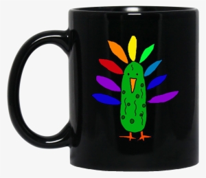 Smileteeshol Funny Pickle Turkey Cartoon 11 Oz - Mug #3823490