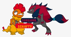 Scrafty And Zoroark #3823679