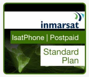 Isatphone Postpaid Airtime Standard Plan - Bluecosmo Inmarsat Isatphone Sim Card #3825200