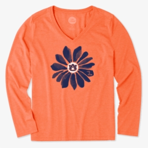 Women's Auburn Tigers Daisy Long Sleeve Cool Vee - Clemson #3825501