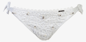 Sapph Coconut Beach Bow Bikini Broekje - Sapph Bikini-slip Coconut Beach In Weiß - 50% | Größe #3825608