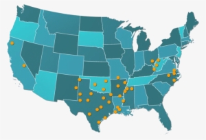 For Around $0 - United States Map Blue #3825633