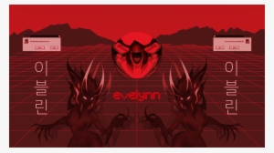 Evelynn Vaporwave Background, Wallpaper, League Of - Red Vaporwave #3826265