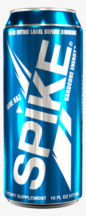 Spike Hardcore Energy Blue Raz - Blue Spike Energy Drink #3826392