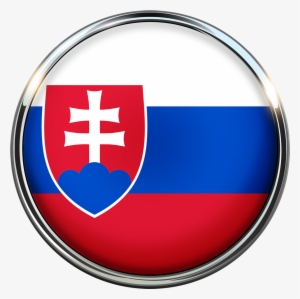 Slovakia Flag Circle Slovak Flag 1524477 - Slovakia Flag #3826512