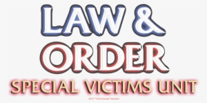 Law And Order - Law And Order Svu Logo #3826773