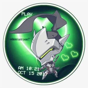 Overwatch Genji Icon Ninja Overwatchicon - Cartoon #3826777