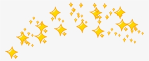 Sticker Sparkles Emoji Crown Yellow Yellowtheme Png - Overlay Picsart Editing Png #3827041