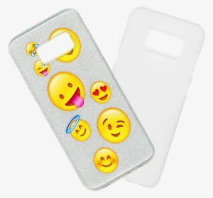 Samsung Galaxy S8 Plus Mm Emoji Glitter Hybrid - Smiley #3827083