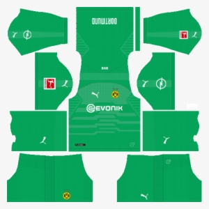 Dream League Soccer Kits Borussia Dortmund Goalkeeper - Dream League Soccer Kits Barcelona 2018 #3828123
