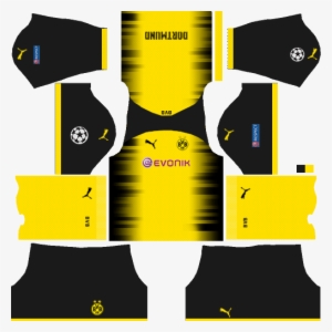 Borussia Dortmund International Kits - Kit Dream League Soccer 2018 #3828149