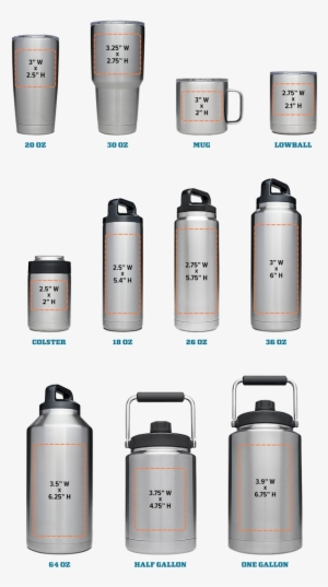 Marking Area On Customized Duracoat Yeti Rambler - Yeti Rambler Jug - 1 Gallon #3828672