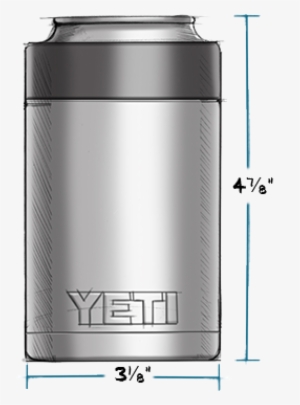 Dimensions - Yeti Coolers Rambler Colster, 12oz #3828860