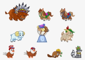 Click To See Printable Version Of Cute American Eagle, - Bison And Beaver #3829286