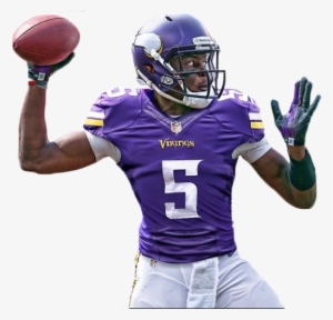 Here's The Cutout Of Bridgewater In A Vikings Uniform - Minnesota Vikings Players Png #3829918