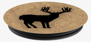 Large Antlers Stag Buck Deer Popsocket Grip - Elk #3831212