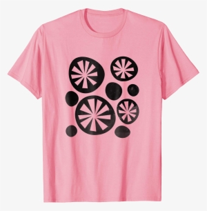 Atomic Art Cartwheel Pattern T-shirt - T-shirt #3831756