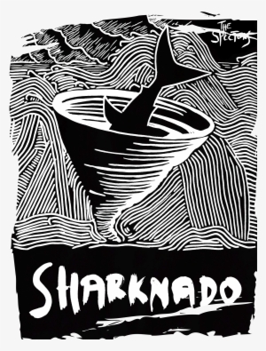 Sharknado T-shirt 5 Ragged - Illustration #3832601