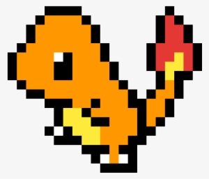 Charmander Mini Sprite - Pixel Art Pokemon Charmander #3832858