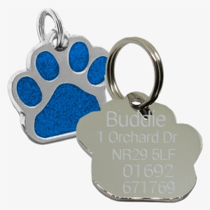 Paw Print Dog Tag #3832885