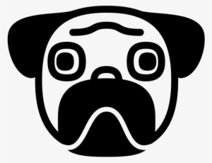 Black Pug Png #3833507