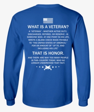 Image 306px What Is A Veteran That Is Honor T Shirts, - Shirt #3833652