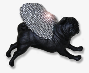 Pugs Might Fly Wall Hangings Set Of 3 Diamante Pug - Pug #3833745