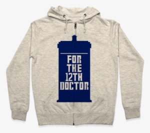 Blank For The 12th Doctor Zip Hoodie #3833748 Blank For The 12th Doctor Zip Hoodie #3833748